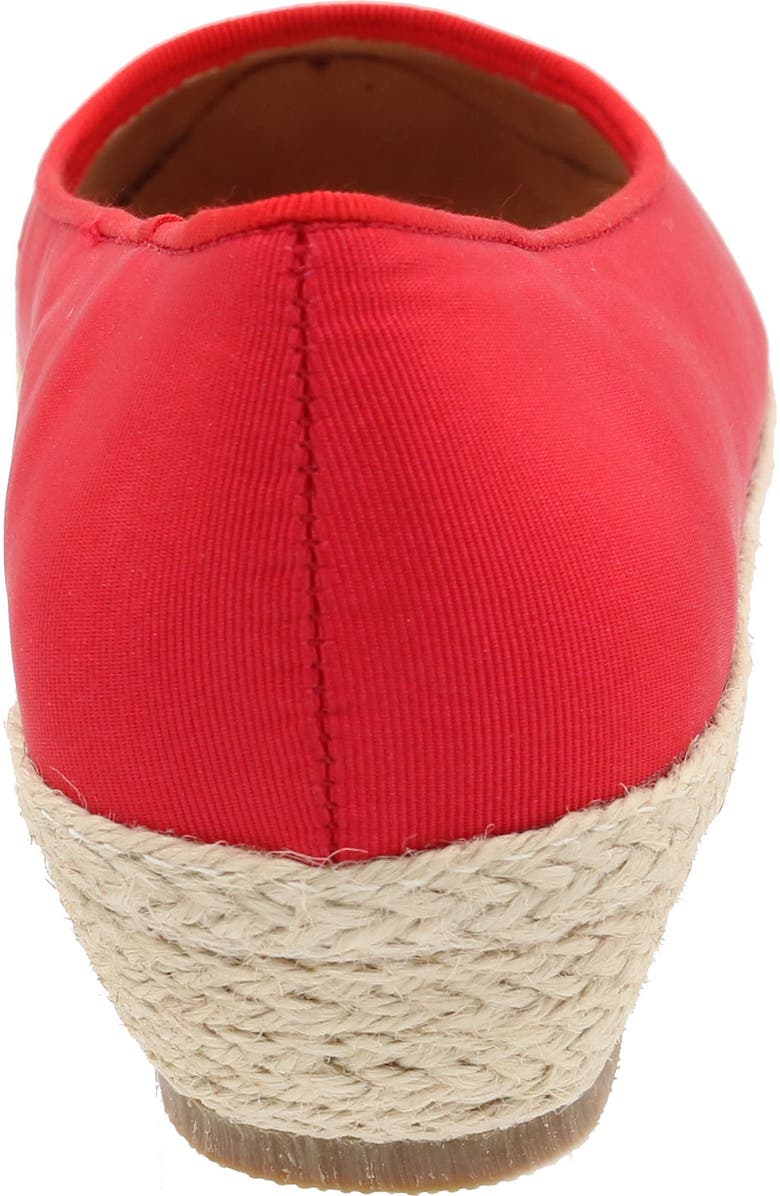 David Tate Stroll Espadrille Flat, Alternate, color, Red Fabric