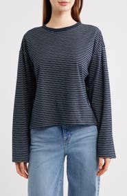 rag & bone Kelly Stripe Boxy T-Shirt