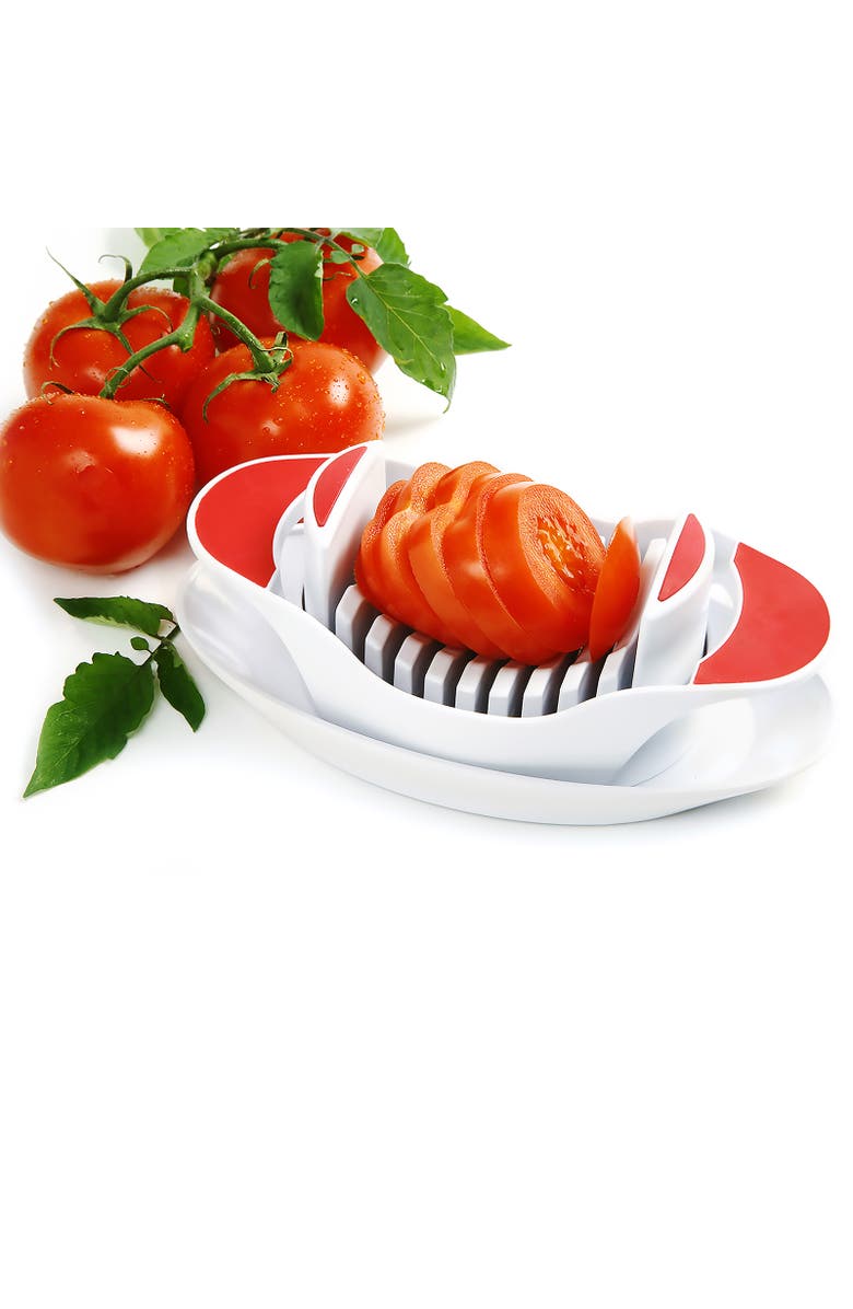 Norpro Tomato and Soft Cheese Slicer, Great for Bruschetta, Alternate, color, White