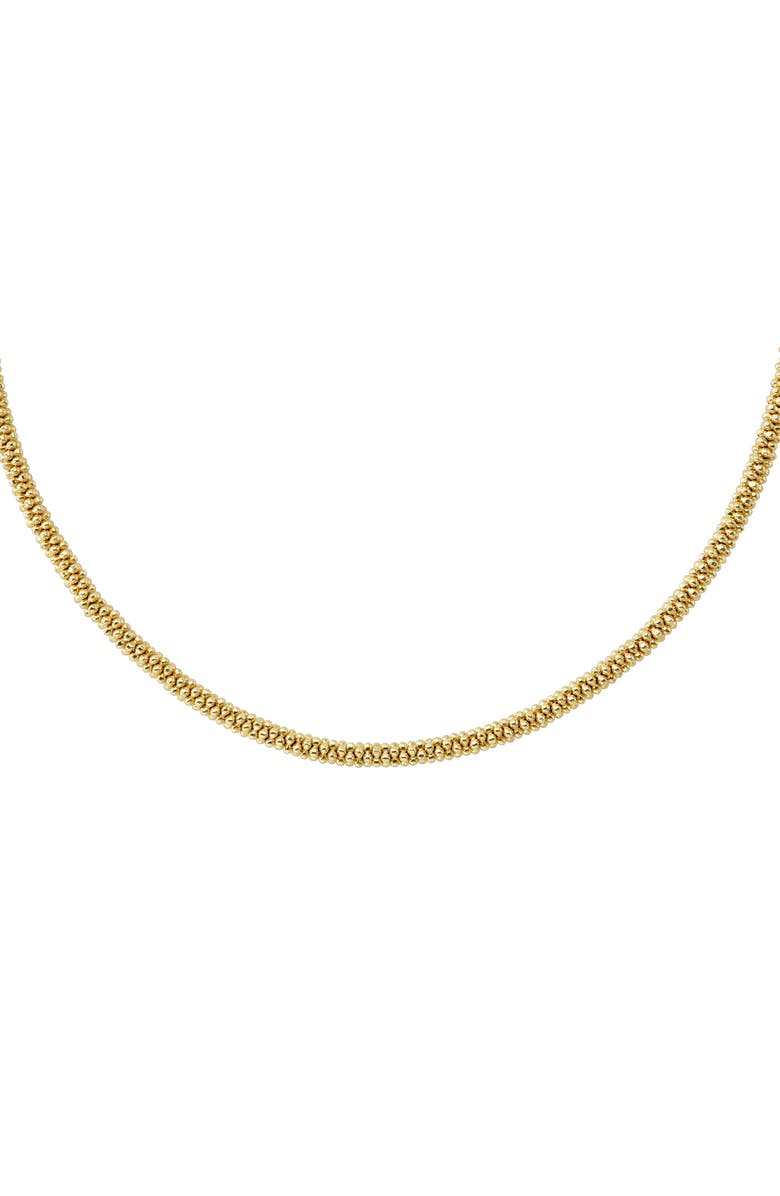 LAGOS Caviar Gold Rope Necklace, Alternate, color,