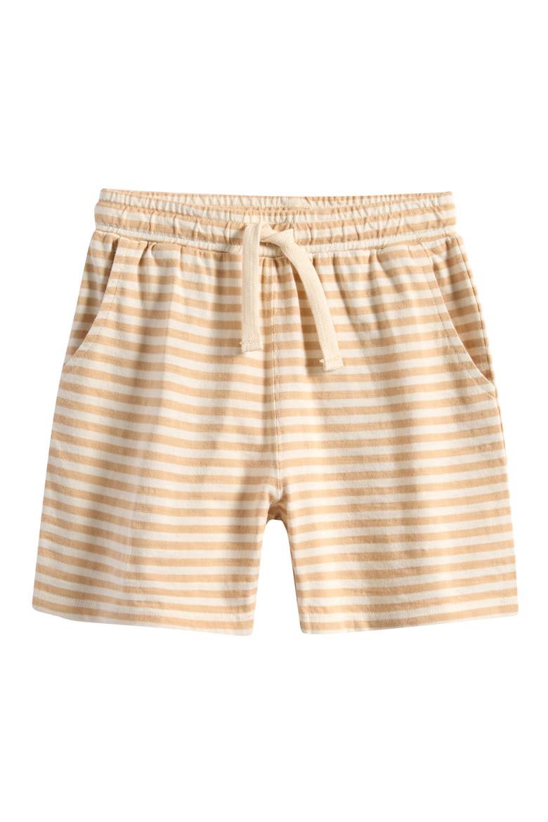 Kids' Butterscotch Stripe Shorts, Main, color, BUTTERSCOTCH