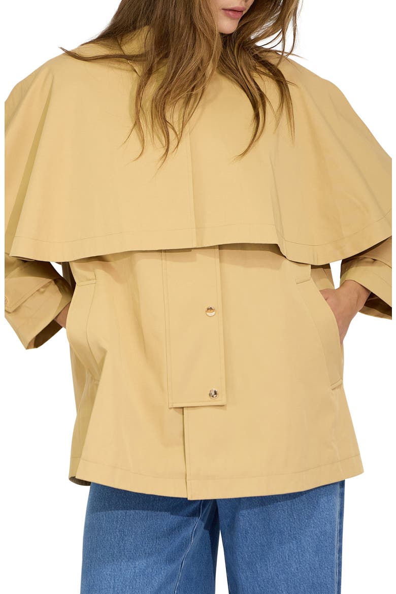 Windsor Trench Cape, Alternate, color, HONEY