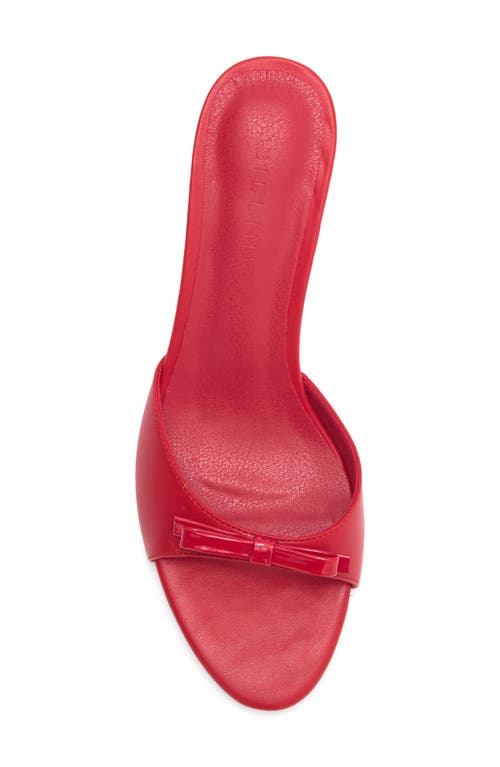 Billini Gwin Bow Mule In Red