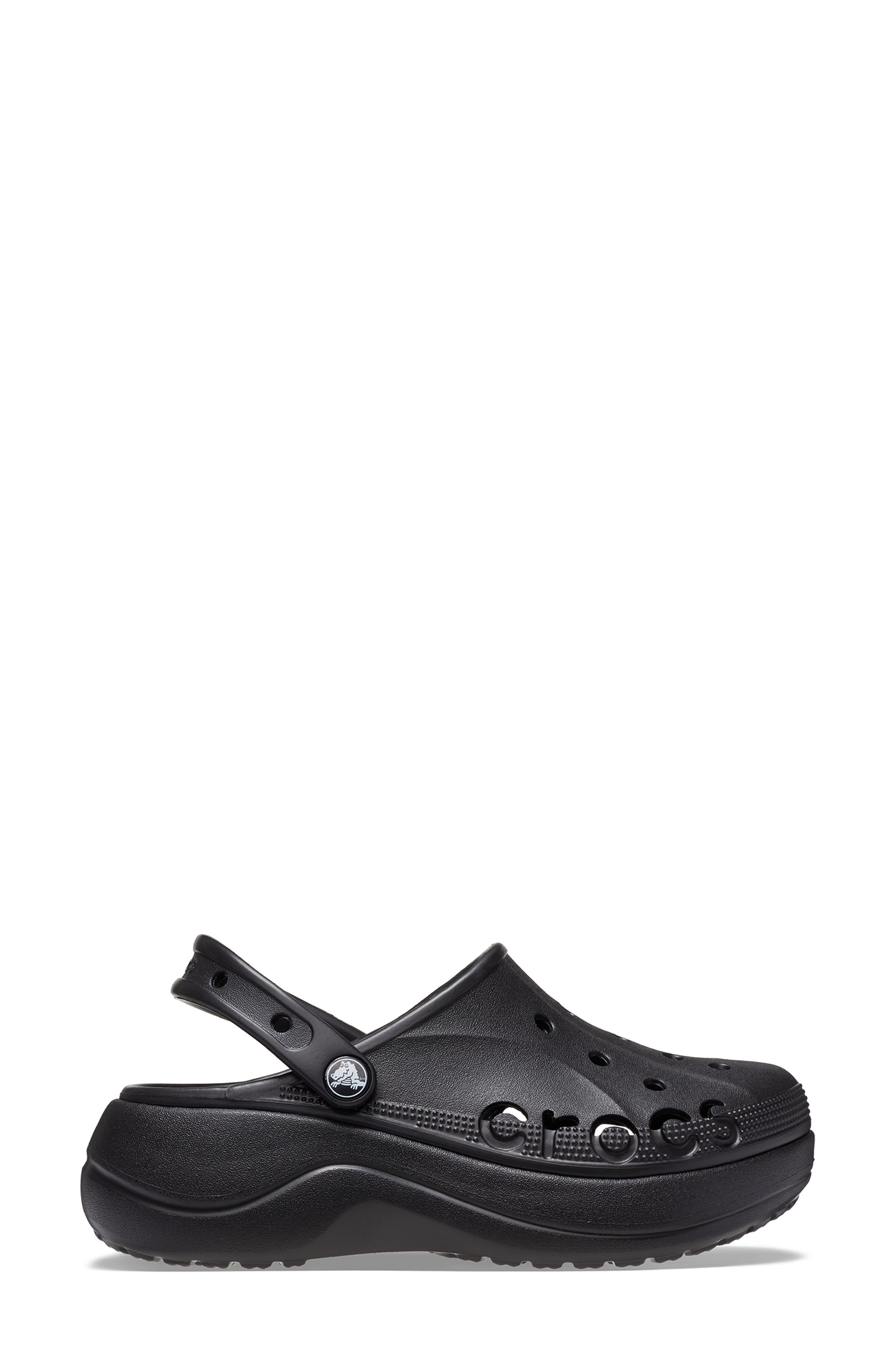 CROCS Baya Platform Clog, Alternate, color, Black