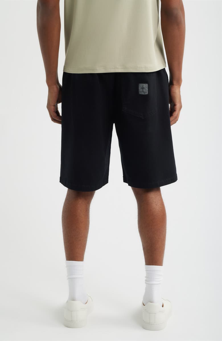 SANTO STUDIO Peninsula Forever Drawstring Shorts, Alternate, color, Black