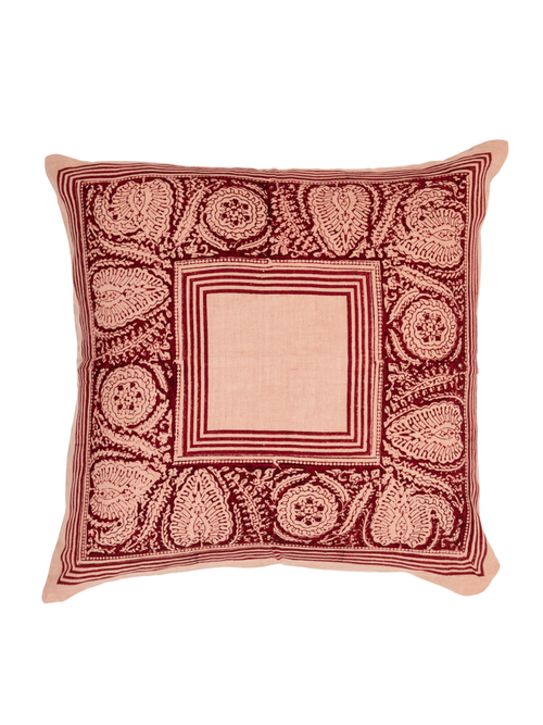 Alamwar Istanbul Plum Decorative Pillow Cover In Plum