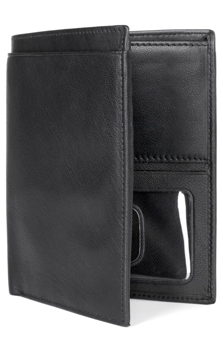BUXTON RFID Leather Passport Wallet, Alternate, color, 