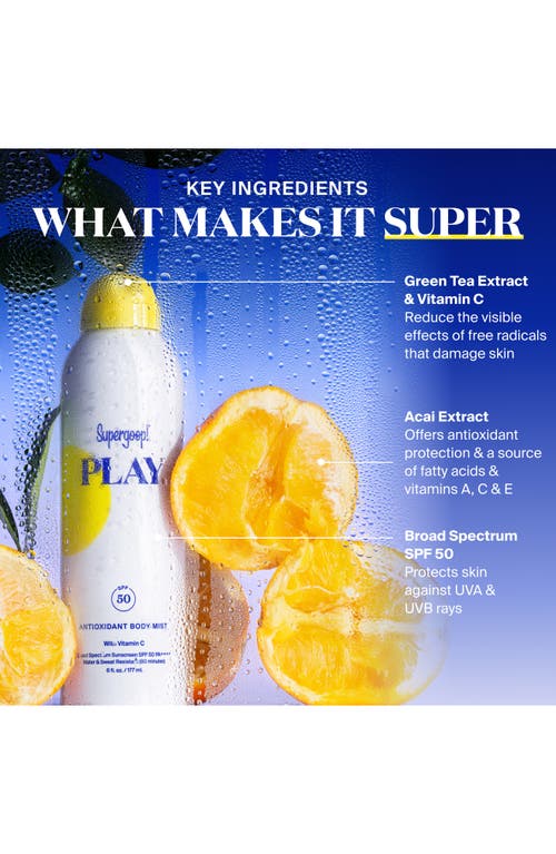 Supergoop !® Spray To Play Spf Trio $72 Value