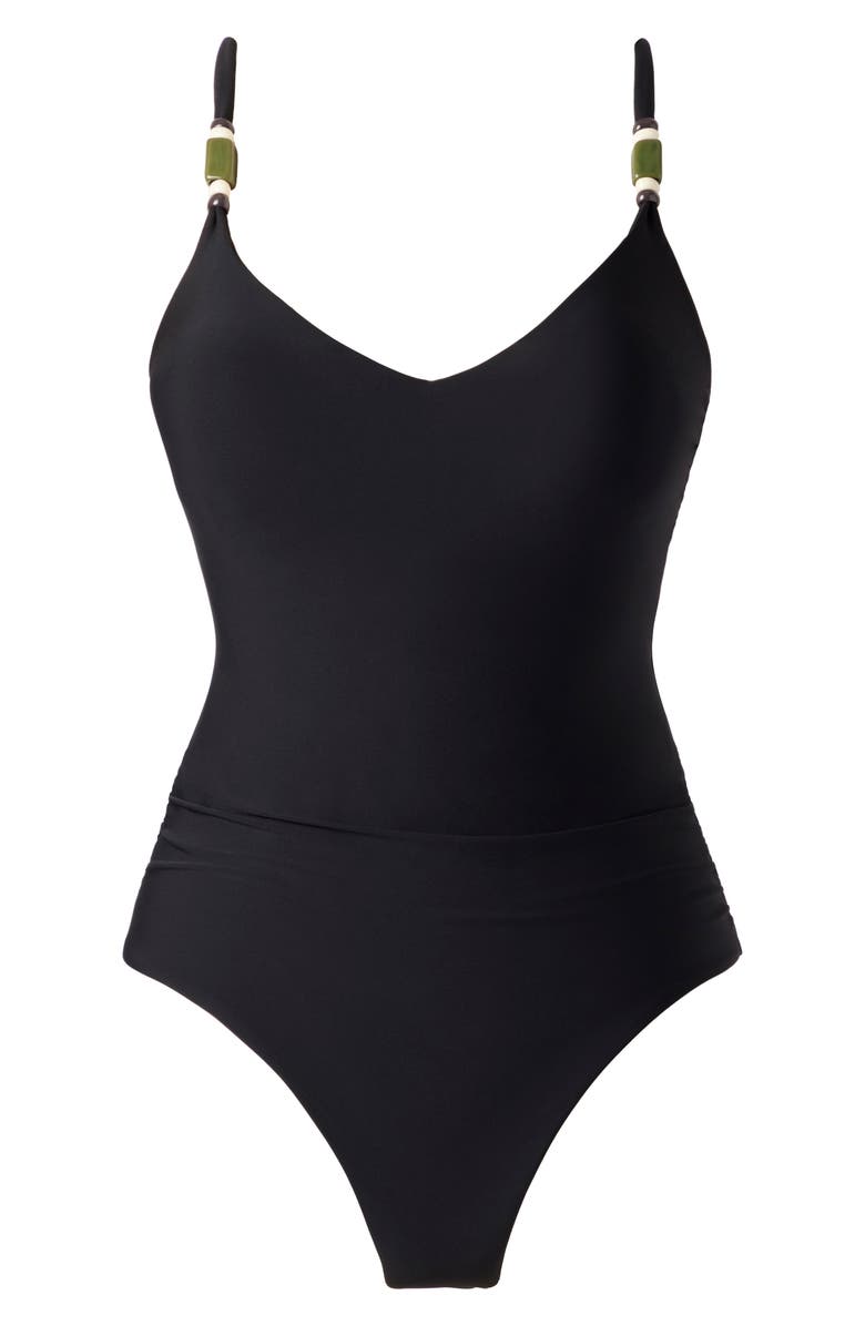 Magicsuit<sup>®</sup> Milli Bead Strap One-Piece Swimsuit, Alternate, color, 