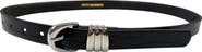 Petit Moments Trio Croc Embossed Faux Leather Belt