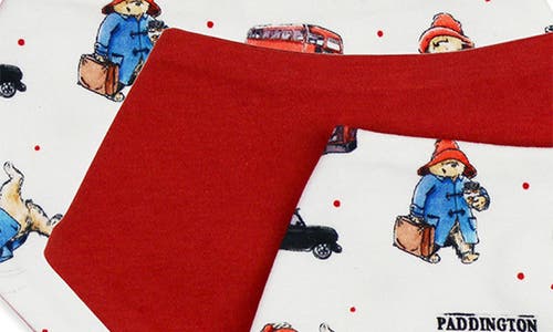 L'OVEDBABY L'OVEDBABY X PADDINGTON© ASSORTED 3-PACK ORGANIC COTTON BANDANA BIBS