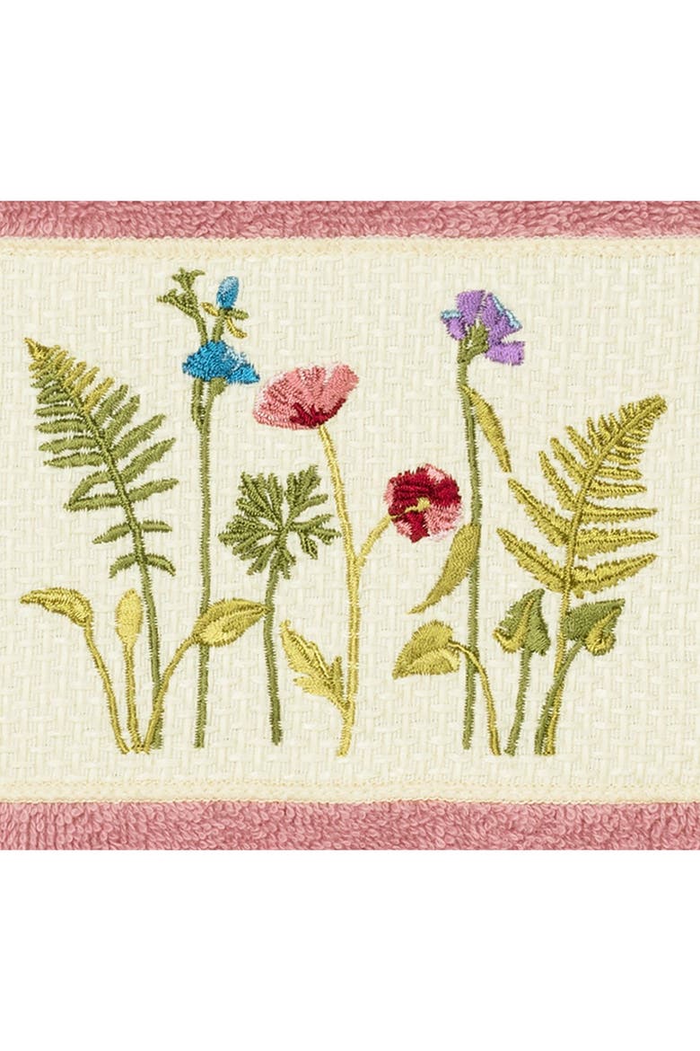 Serenity Embellished Hand Towel - Tea Rose, Alternate, color, TEA ROSE