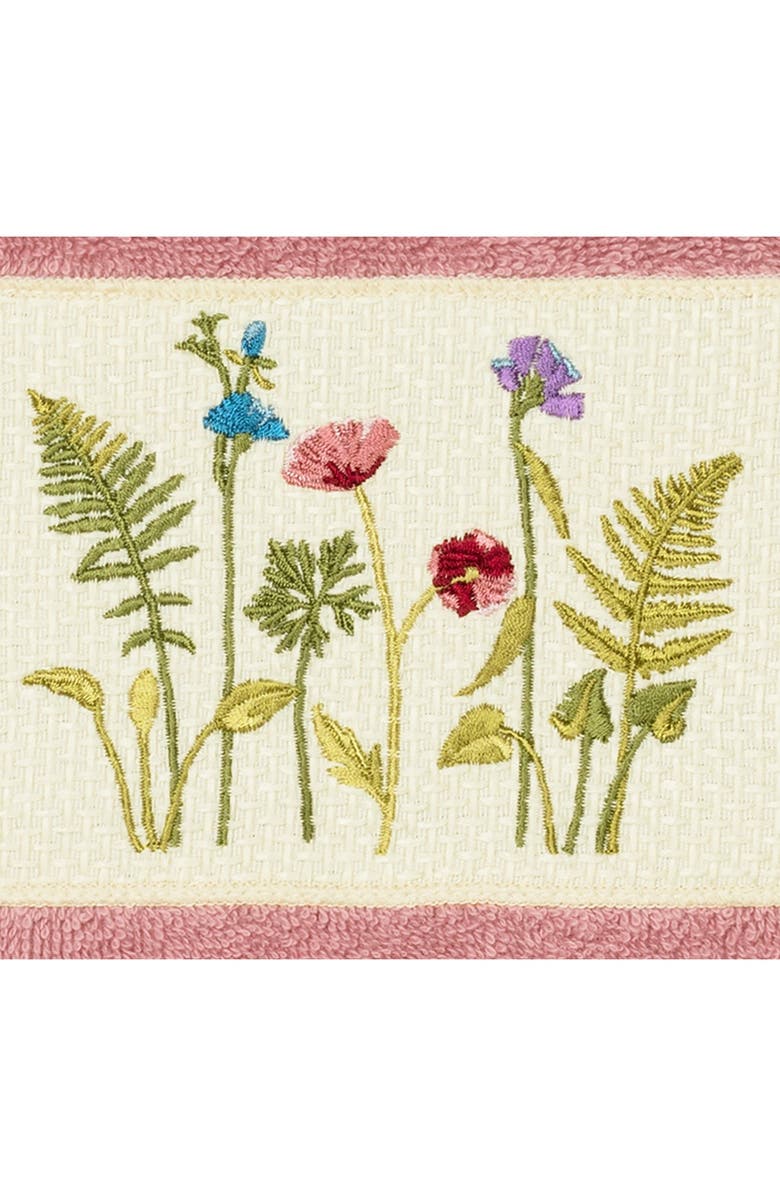 Linum Home Textiles Serenity Embellished Hand Towel - Tea Rose, Alternate, color, Tea Rose