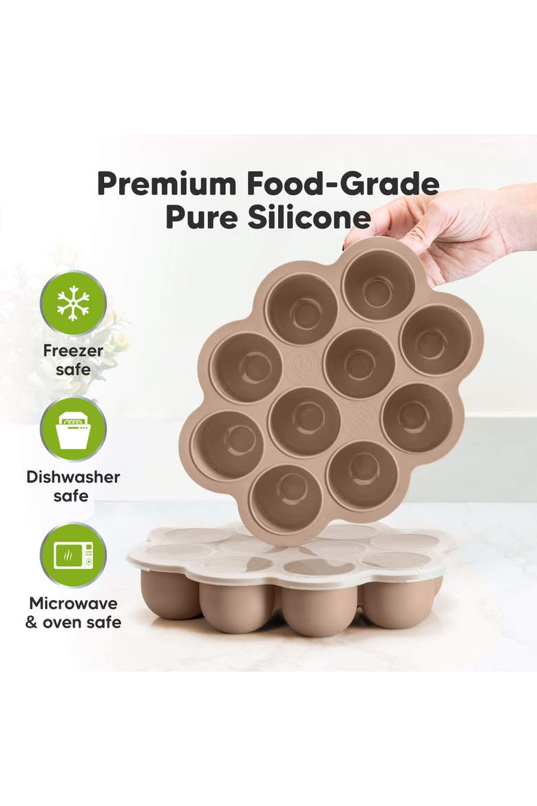 Prep Silicone Baby Food Tray, Alternate, color, Chai Latte
