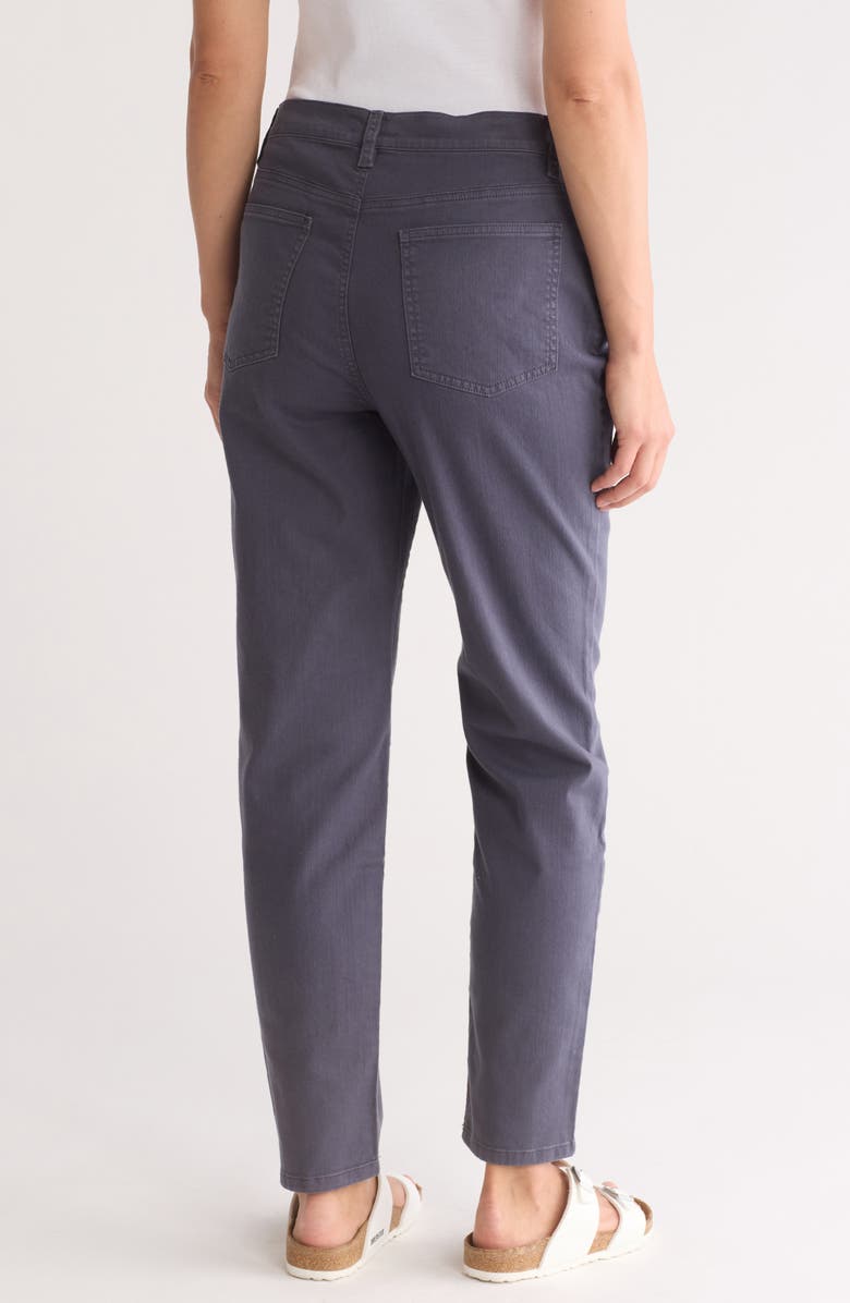 Eileen Fisher High Waist Slim Leg Jeans, Alternate, color, Dkngt