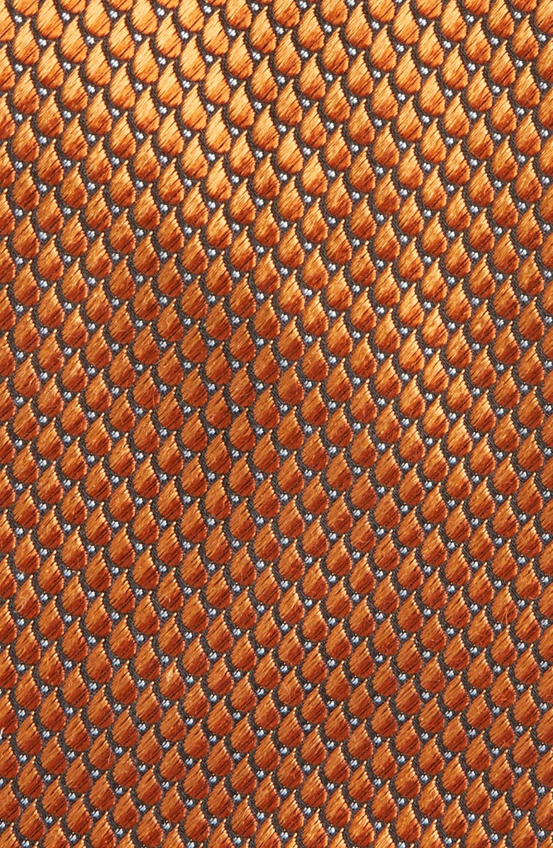 Nordstrom Teardrop Silk Tie, Alternate, color, Orange