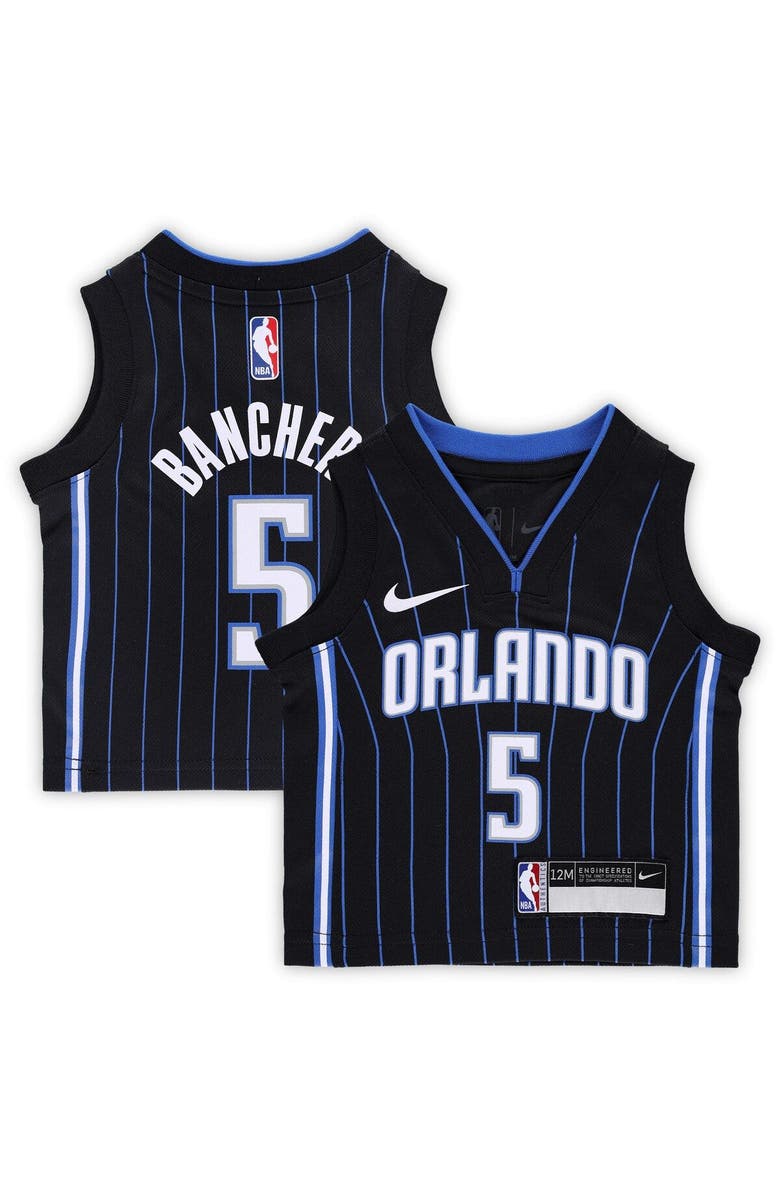 Nike Infant Nike Paolo Banchero Black Orlando Magic Swingman Player Jersey - Icon Edition, Main, color,