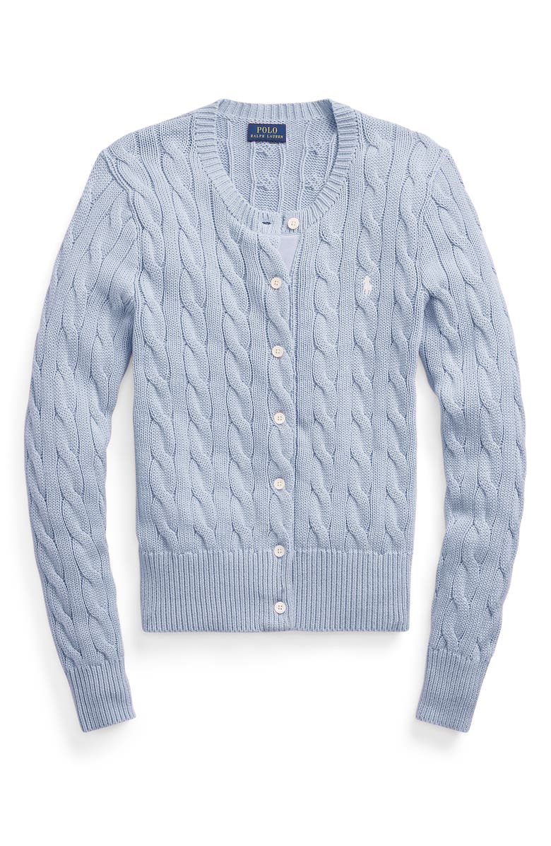 Polo Ralph Lauren Cable Knit Cardigan, Alternate, color,