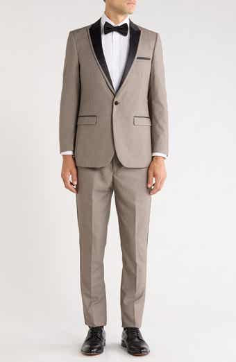 One-Button Satin Peak Lapel Tuxedo
