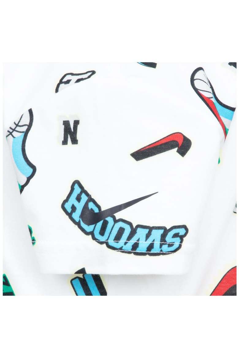 Kids' Varsity Print T-Shirt, Alternate, color, 001WHITE