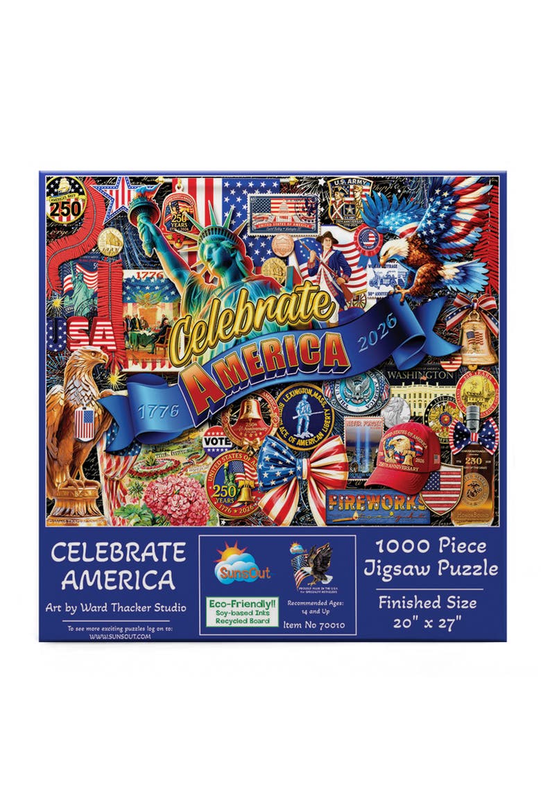 Celebrate America 1000 piece Jigsaw Puzzle for Adults, Alternate, color, Multicolor