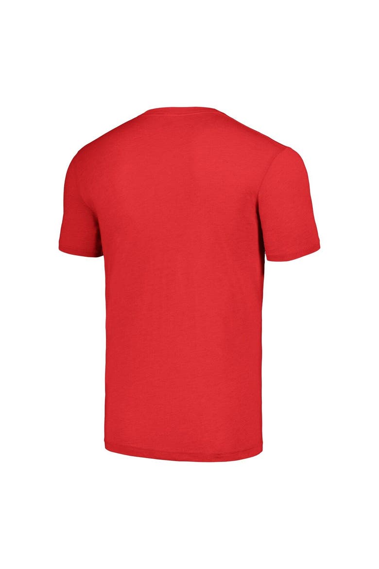 Unisex Homage  Red Tampa Bay Buccaneers The NFL ASL Collection by Love Sign Tri-Blend T-Shirt, Alternate, color, Red