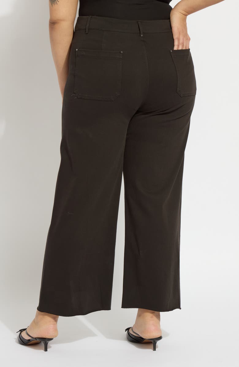 Lysse 'Lyssentials Erin High Waist Wide Leg Pants, Alternate, color, Black