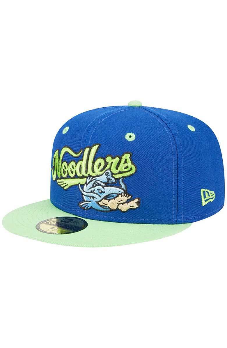 New Era Men's New Era Royal Tulsa Drillers Theme Nights Tulsa Noodlers  59FIFTY Fitted Hat, Main, color, 