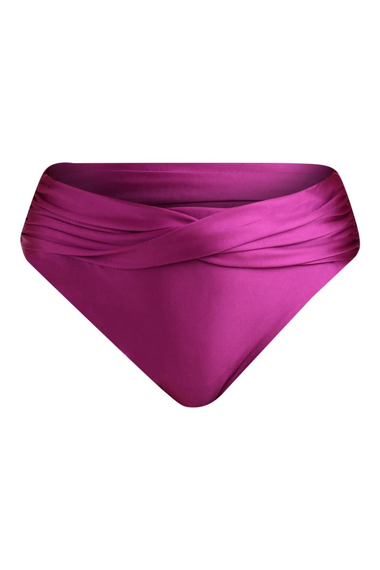 Earth Twisted Bikini Bottoms, Alternate, color, BERRY