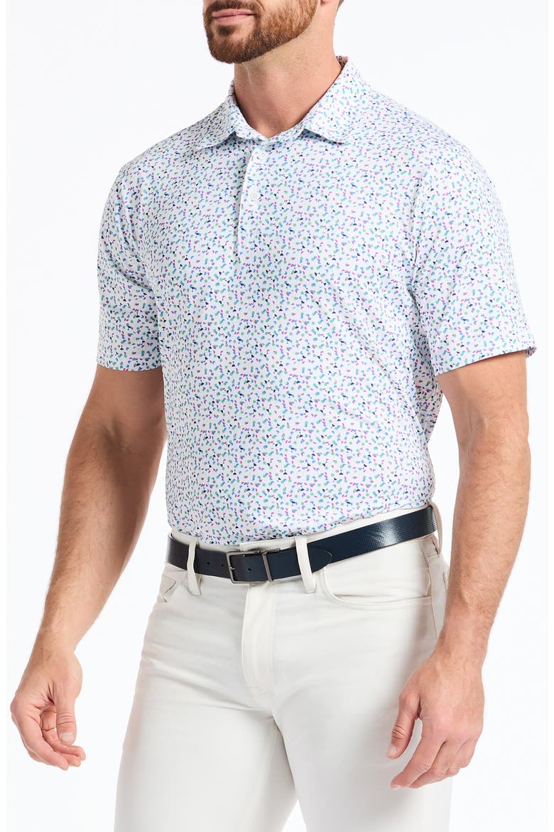 Dayton Short Sleeve Performance Polo, Alternate, color, WHITE