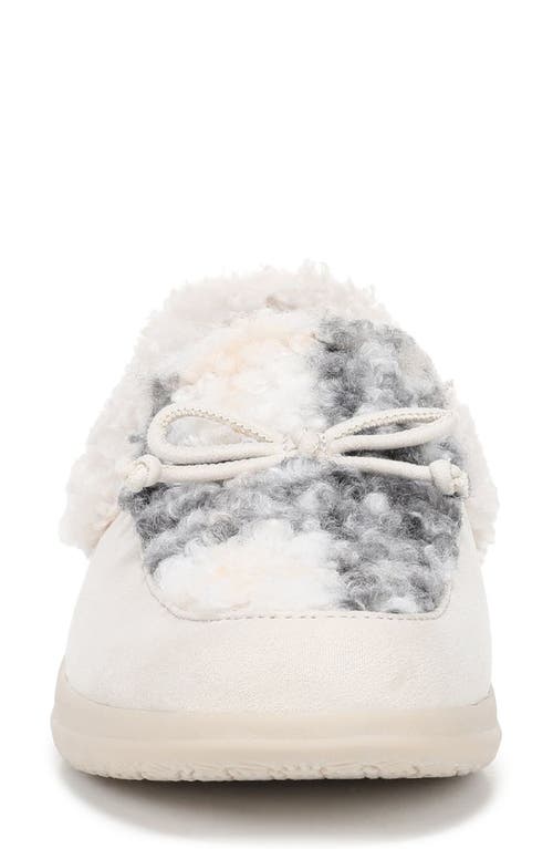 Vionic Claribel Faux Shearling Lined Slipper In White