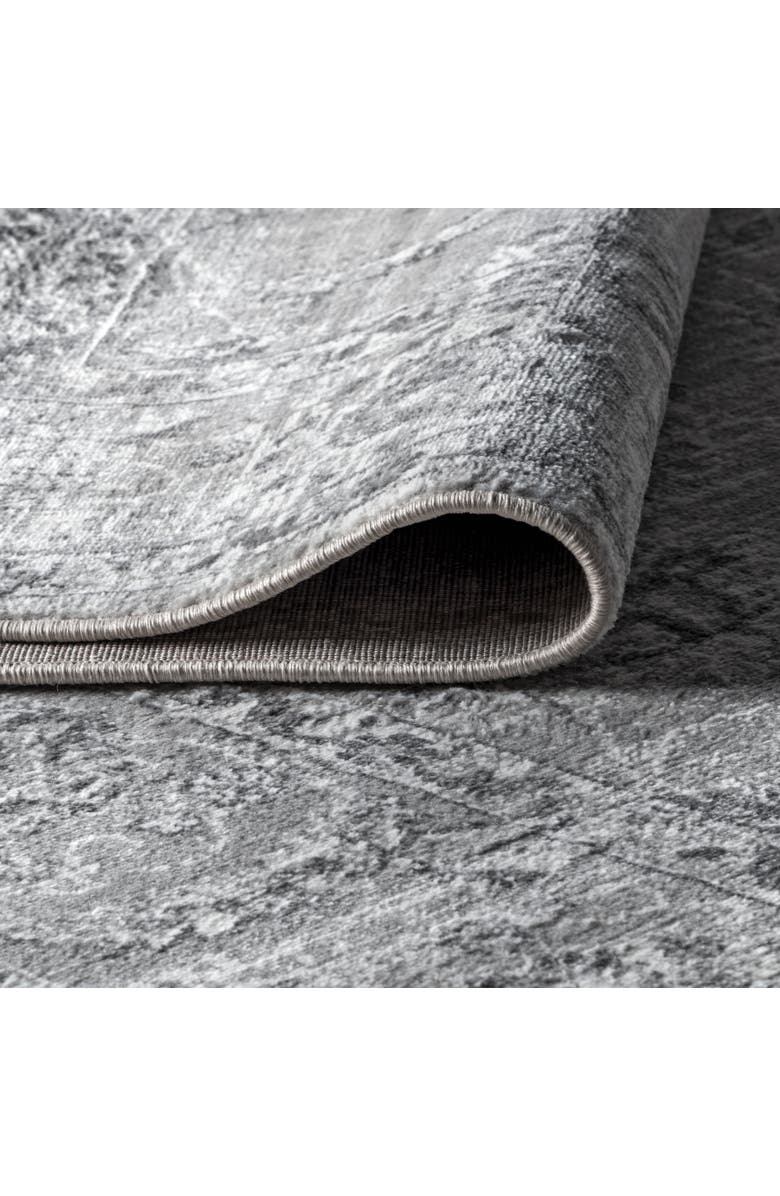 JONATHAN Y Modern Persian Vintage Area Rug, Alternate, color, Light Grey