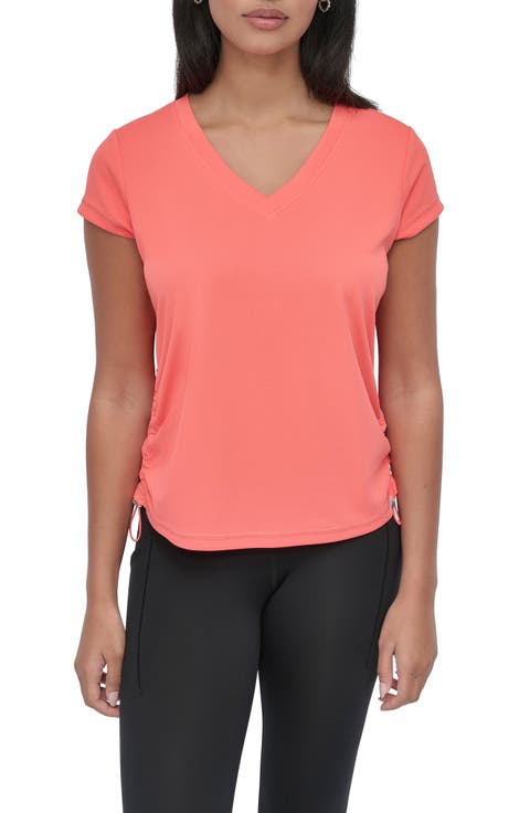 Side Ruched Tech T-Shirt