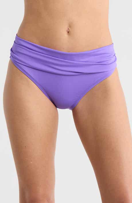 La Blanca Shirred Band Hipster Bikini Bottoms