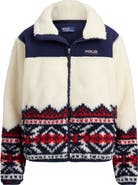 Polo Ralph Lauren Jacquard Detail High Pile Fleece Jacket