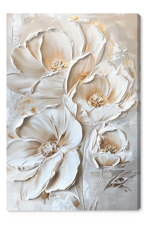 Lush Floral Canvas Wall Art