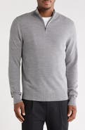 Nordstrom Merino Wool Quarter Zip Pullover
