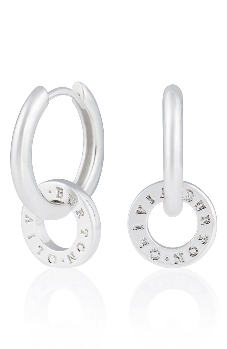 Olivia Burton Interlink Huggie Hoop Earrings, Main, color, 