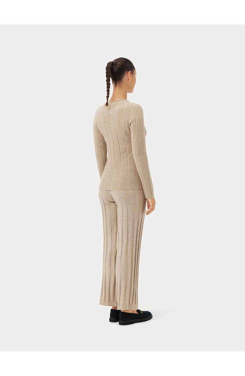 GOBI Mongolian Cashmere C-Neck Cashmere Sweater, Alternate, color, Warm Grey