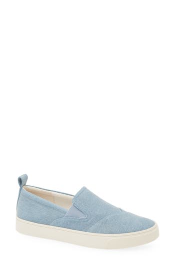 Nordstrom Rack Finegan Slip-on Sneaker In Blue Denim