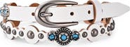 OLD TREND Rosa Genuine Leather Embellished Vintage Inspired Belt