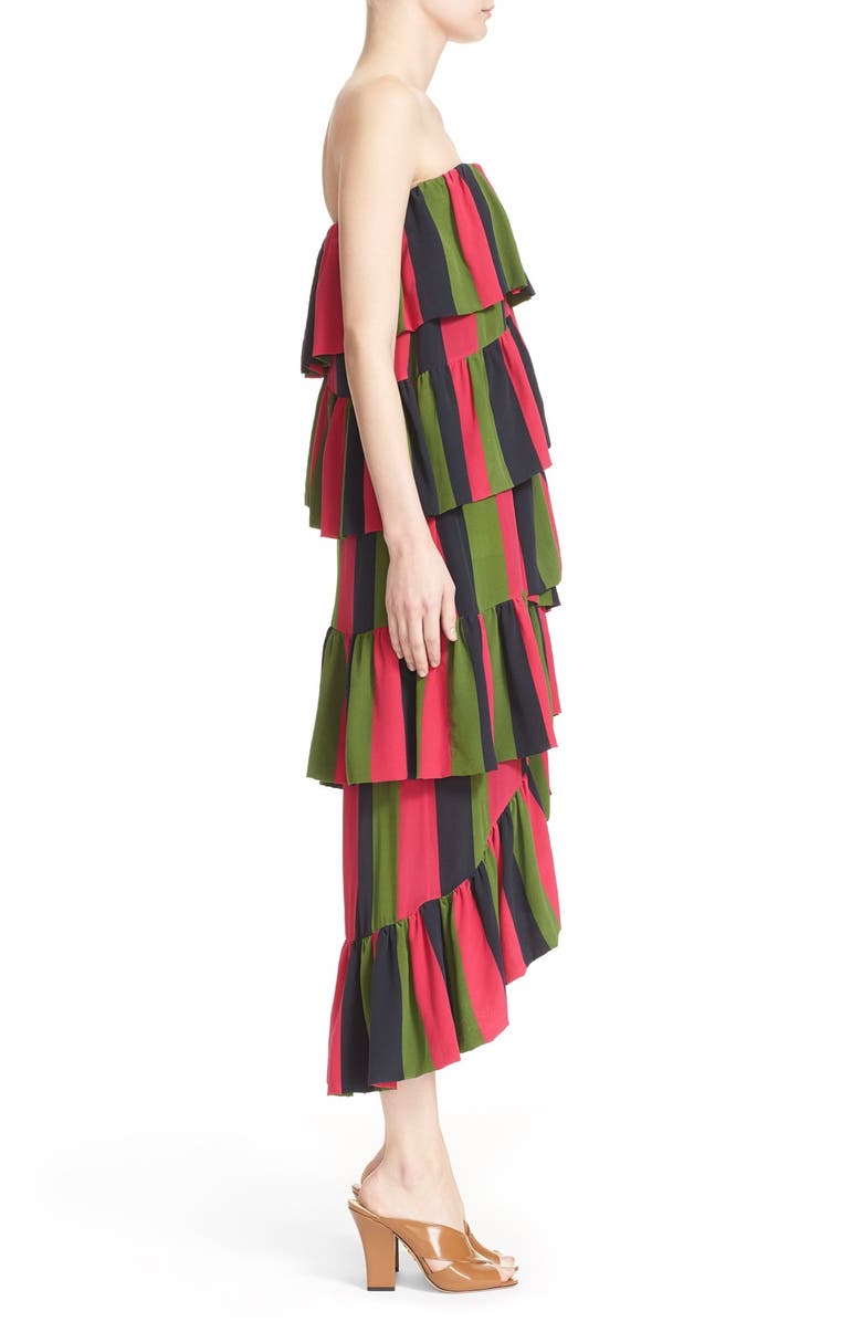 Isa Arfen 'Full On' Tiered Ruffle Dress, Alternate, color,