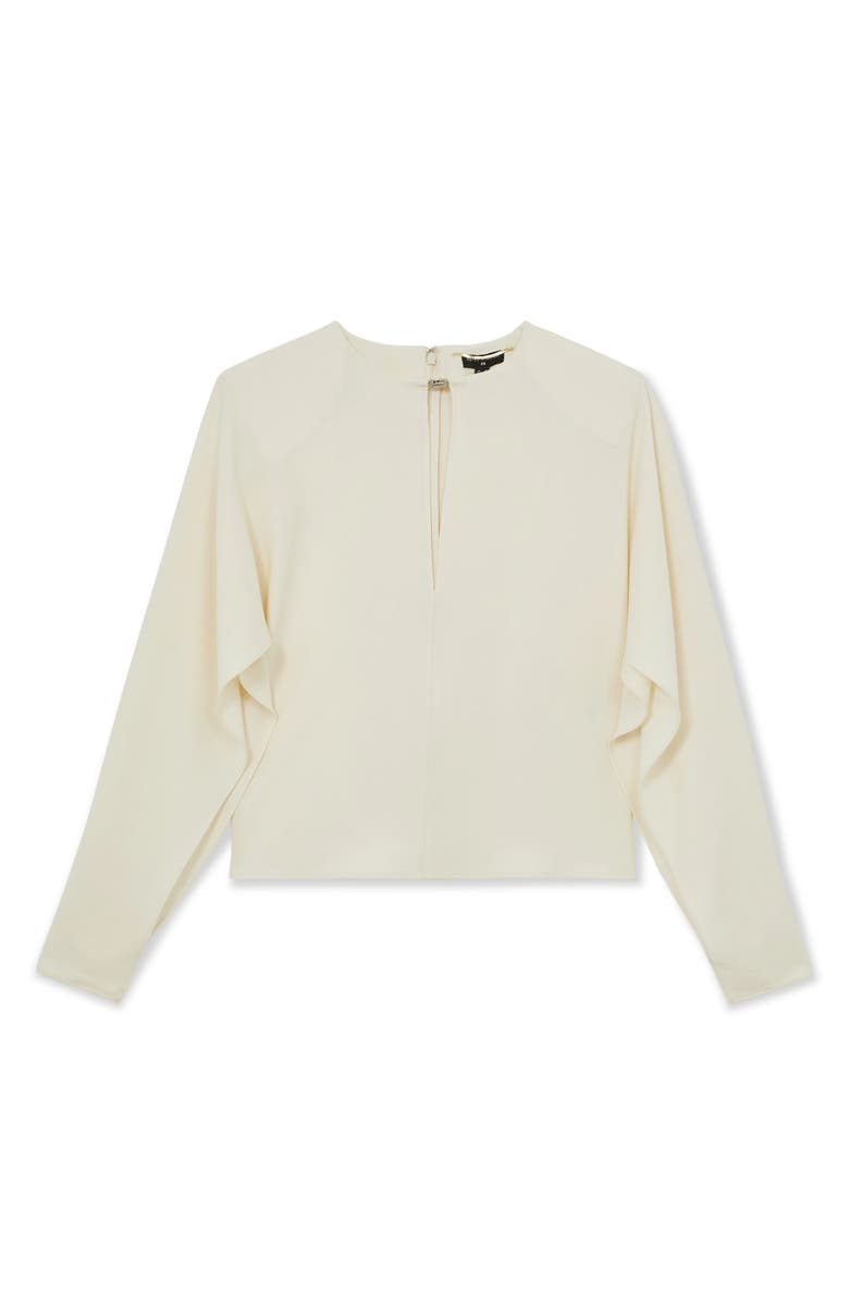 Reiss Atelier Luella Split Sleeve Top, Alternate, color, Cream