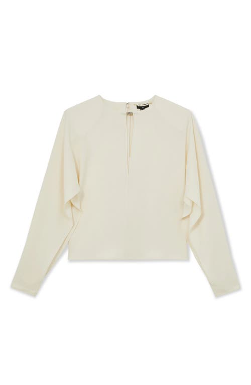 Reiss Atelier Luella Split Sleeve Top