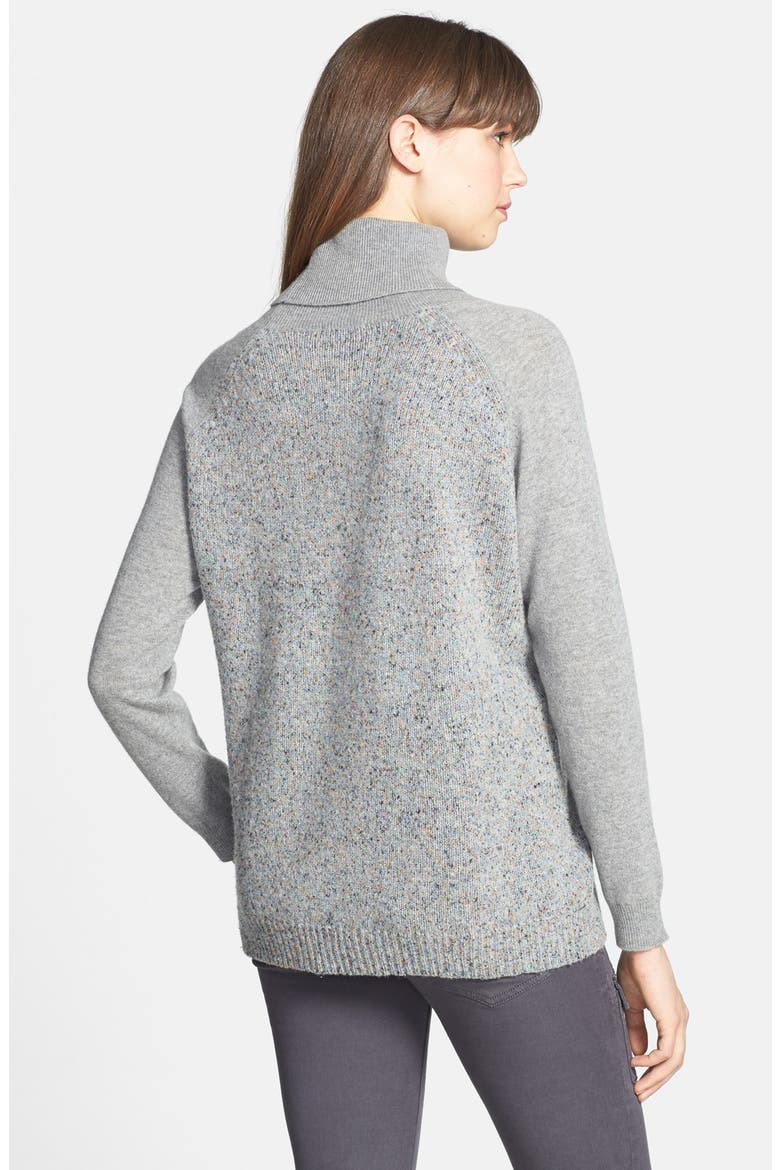 'Anelia B.' Turtleneck, Alternate, color, HEATHER GREY