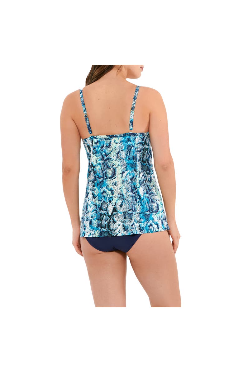 Christina Serpentina Push Up Draped Tankini, Alternate, color, 