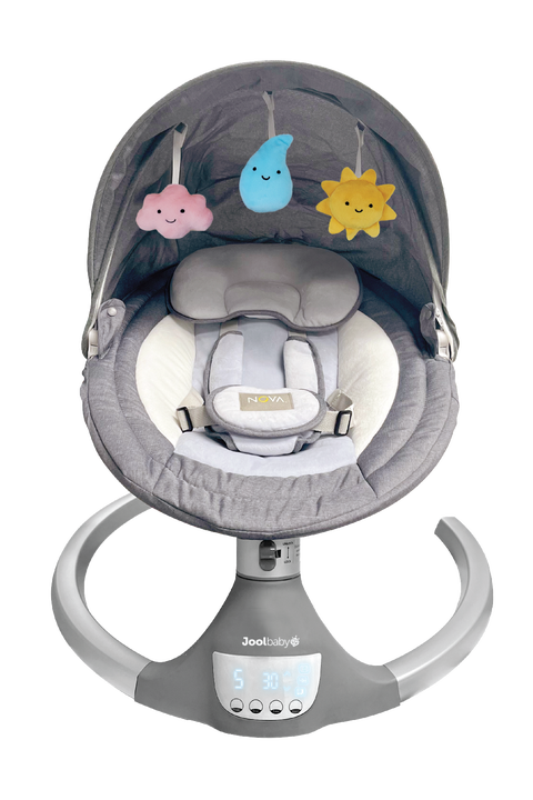 Nova Swing for Newborns - Electric Motorized Infant Swing, Bluetooth Music, 10 Preset Melodies, Remote (Updated Model)
