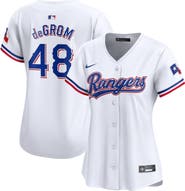 Nike Women's Nike Jacob deGrom White Texas Rangers Home Limited Player Jersey
