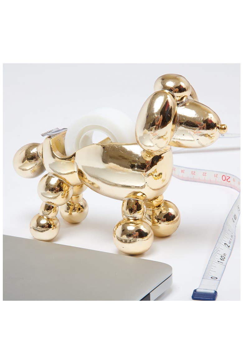 Balloon Dog Tape Dispenser, Alternate, color, GOLD