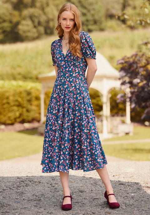 Short Sleeve Tea Dress
